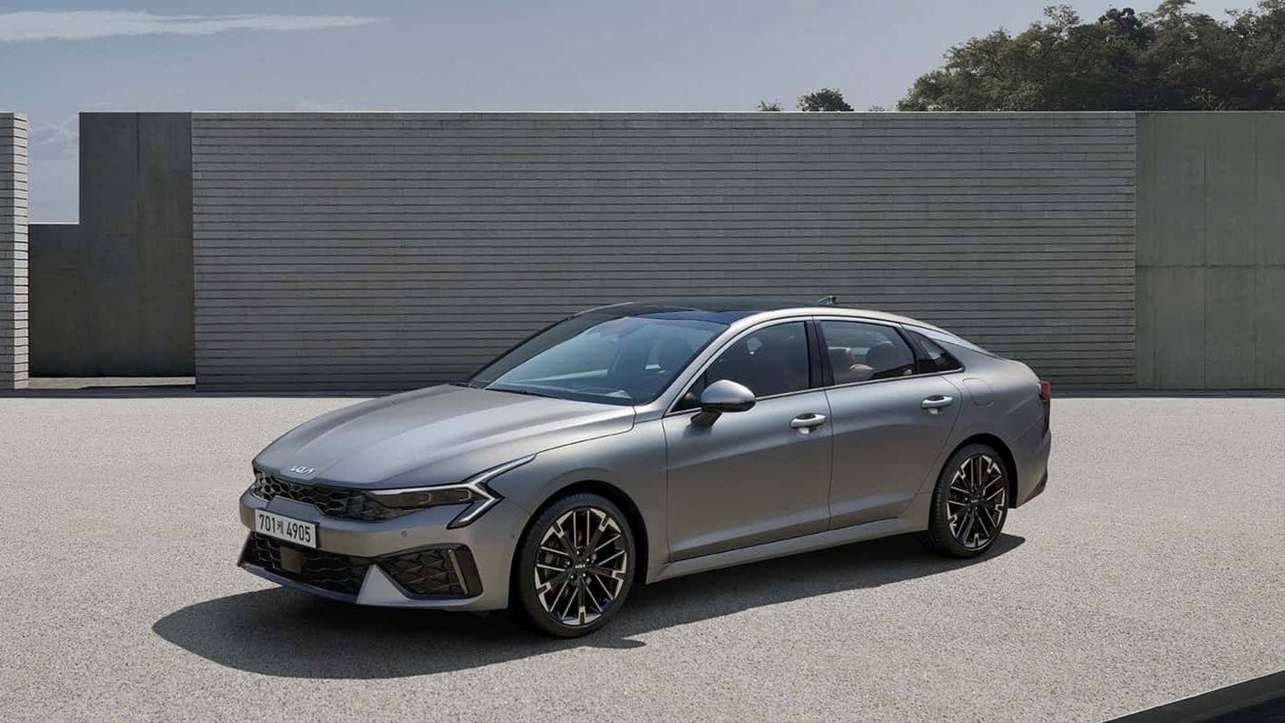 Facelifted Kia K5 for South Korea previews evolved design language